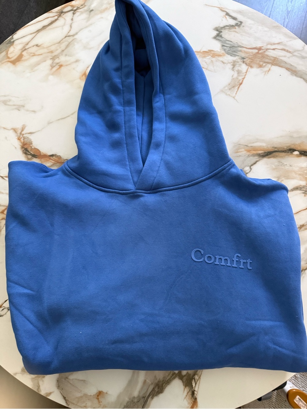 COMFRT hoodie in cobalt blue new with tags
